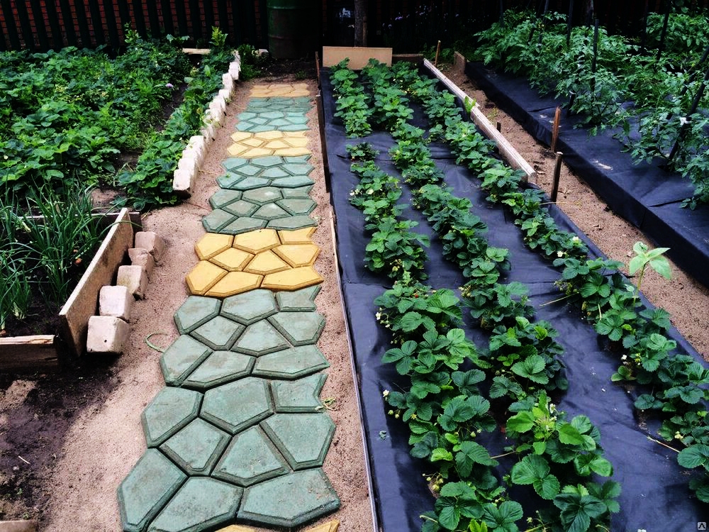 Примеры благоустроенных садовых дорожек — наши работы
